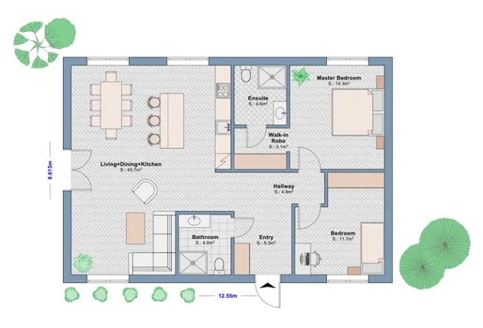 Vivienda Unifamiliar 108 m2-3