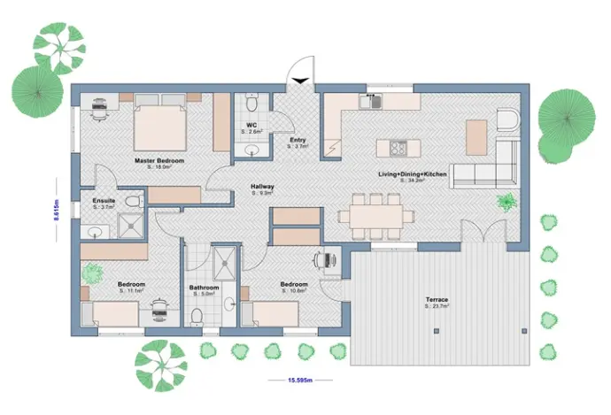 Vivienda Unifamiliar 116 m2-3