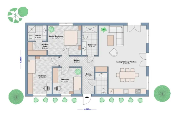Vivienda Unifamiliar 124 m2-3